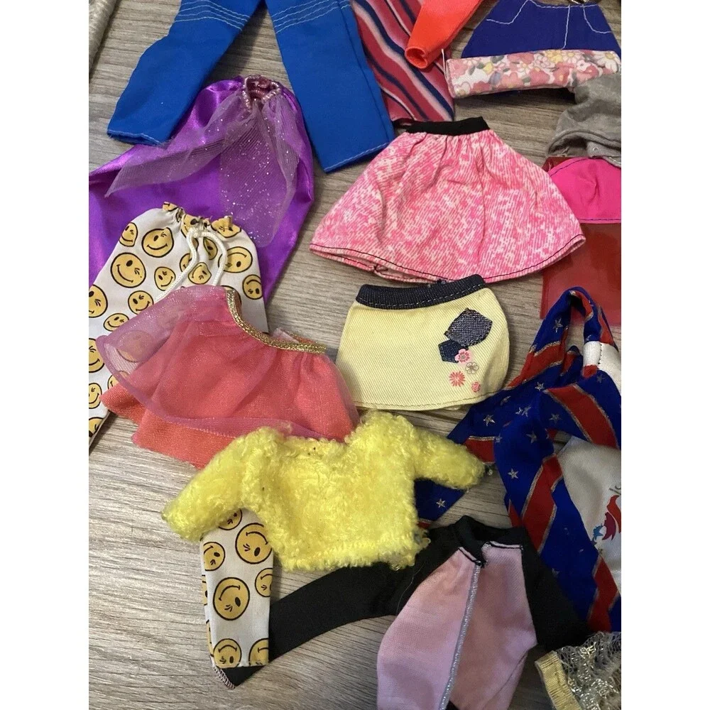 Barbie Doll Clothes lot of 36 pieces 90s/2000s skirts pants tops Vintage